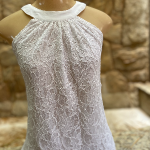 BLUSA GOLA ALTA BRANCA 