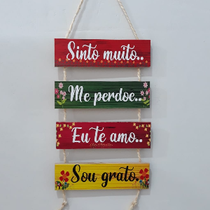 PLAQUINHAS DE MENSAGENS
