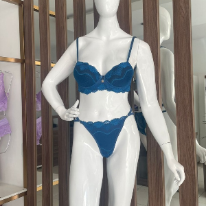 CONJUNTO PIÊTRA COR AZUL MEDIEVAL