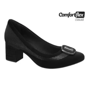 SCARPIN COMFORTFLEX SALTO GROSSO