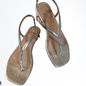 SANDALIA RASTEIRA SANTINELLI STRASS