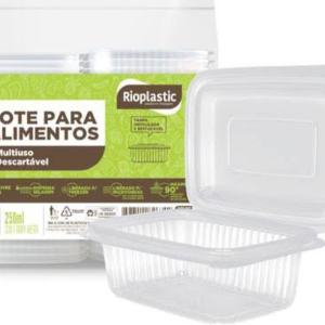 POTE RETANGULAR 250ML