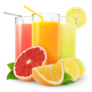 SUCOS DE FRUTAS NATURAIS (COM ÁGUA)