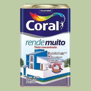 TINTA CORAL ACRILICA FOSCA RENDE MUITO VERDE KIWI - 18L