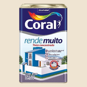 TINTA CORAL ACRILICA FOSCA RENDE MUITO PALHA - 18L