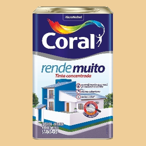 TINTA CORAL ACRILICA FOSCA RENDE MUITO CROMO SUAVE - 18L