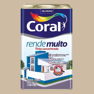 TINTA CORAL ACRILICA FOSCA RENDE MUITO CAMURçA - 18L