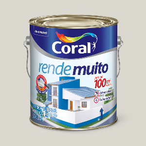 TINTA CORAL ACRILICA FOSCA RENDE MUITO BRANCO GELO - 3,6L