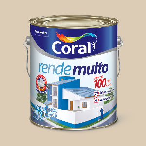 TINTA CORAL ACRILICA FOSCA RENDE MUITO AREIA - 3,6L