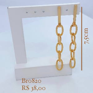 BRINCO PALITO COM ELOS CADEADO 