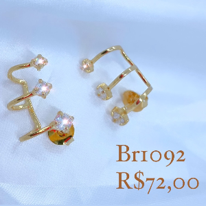BRINCO 3 ZIRCONIA PIERC FAKE