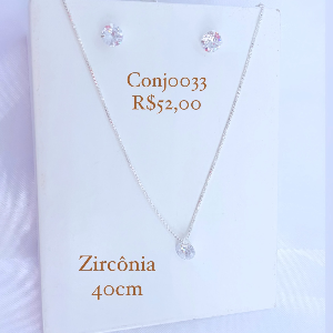 CONJUNTO PONTO DE LUZ PRATA