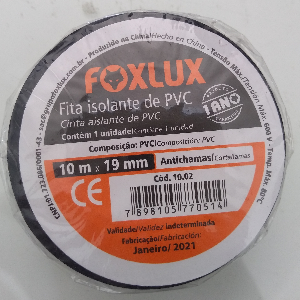 FITA ISOLANTE 10 MTS 3M  FOXLUX