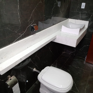 BANCADA BANHEIRO BRANCO