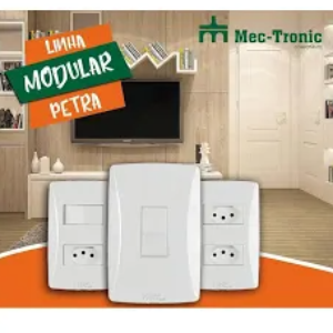 PLACA PARA TOMADAS E INTERRUPTORES MEC TRONIC